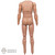 Figure: 3R Male Base Body w/ Pegs (Darker Tone)
