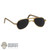 Glasses: Alert Line Mens Gold Framed Sunglasses (Metal)