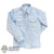 Shirt: Alert Line Mens Blue Half Button Shirt