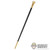 Stick: Brown Art Black and Gold Swagger Stick