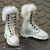 Boots: BBK Female White Boots w/Fur