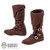 Boots: Coo Models Medieval Suede Buckle Boots *READ NOTES