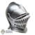 Helmet: Coo Models Mens Silver Distressed Smooth Helmet