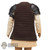Coat: Coo Models Mens Brown Padded Coat w/Shoulder Armor (Metal)