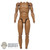 DAMAGED Figure: Coo Models Nude Body w/ Wrist Pegs