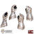Armor: Coo Models 1/12th Mens Armored Gauntlet Hand Set