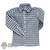 Shirt: DiD Mens Plaid Long Sleeve Shirt (Black/White)