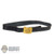 Belt: DiD German Black Leather-Like w/Kriegsmarine Belt Buckle