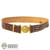 Belt: DiD Mens Brown Leather Belt w/US Buckle