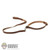 Leash: DiD Brown Leather Dog Leash w/Collar