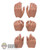 Hands: DiD Mens 6 Piece Hand Set