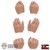 Hands: DiD 1/12 Mens Golf Club Grip Hand Set