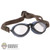 Goggles: DiD Mens German WWII Motorcycle Goggles