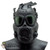 Gas Mask: DAM US Modern M17A1 Black