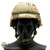 Helmet: DAM PASGT w/ Desert Cam Cover
