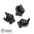Hands: DamToys Black & Green XM Molded Gloves