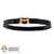 Belt: DamToys Mens Black Belt w/H Buckle