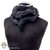 Scarf: DamToys Black Torn Fabric