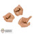 Hands: DamToys 3 Piece Dirty Hand Set