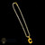 Chain: DamToys Gold Diamond Chain w/C Pendant