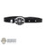 Belt: DamToys Mens Black Belt w/Skull Buckle