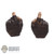 Hands: DamToys Mens Molded Brown Fingerless Weapon Grip
