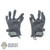 Gloves: DamToys Mens Grey Mechanix Work Gloves