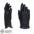 Hands: DamToys Mens Black Molded Gloved Hands (Relaxed)