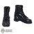 Boots: DamToys Mens Black Leather-Like Tactical Boots (Worn Look)