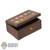 Box: DamToys Kara Brown Painted Box w/Golden Key