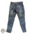 Pants: DamToys Mens Bloody/Dirty Blue Jeans