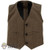 Vest: DamToys Mens Brownish Suit Vest