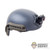 Helmet: Easy & Simple Grey FAST Ballistic w/Tactikka Plus Torch Head Light