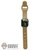 Watch: Easy Simple Mens Tan Smart Watch