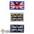 Insignia: Easy Simple British Flag Patch Set