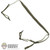 Sling: Easy Simple Green Padded Rifle Sling