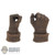Hands: Fire Phoenix Mens Molded Brown Gloved Hands