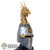 Helmet: Fire Phoenix Mens Metal Gold Dragon Hospitaller Helmet