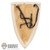 Shield: Fire Phoenix Dirty White Shield (Wood) (READ NOTES)