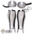 Armor: Fire Phoenix Mens Metal Leg Guards w/ Kneepads (READ NOTES)