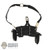 Harness: Flagset Female Black Leather-Like Waist Belt w/Pouches (READ NOTES)