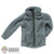 Shirt: Flagset Mens Gray Fleece Jacket