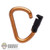 Tool: Flagset Carabiner Locking Metallic Orange + Black