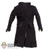 Coat: Hot Toys Black Suedelike Jacket