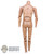 Figure: Hot Toys True Type Slim w/Wrist Pegs (*Skin tone is darker on parts of the body)