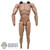Figure: Hot Toys Mens Base Body w/Textured Forearms + Wrist Pegs