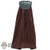 Armor: Hot Toys Mens Grey Chest Guard w/Brown Suede-Like Cape (Worn Look) (READ NOTES)