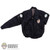 Coat: Hot Toys Mens Black Police Jacket w/ Badge