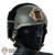 Helmet: King's Toys Mens Green Helmet w/Velcro + Light