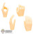 Hands: Long Shan Female Pale Hand Set